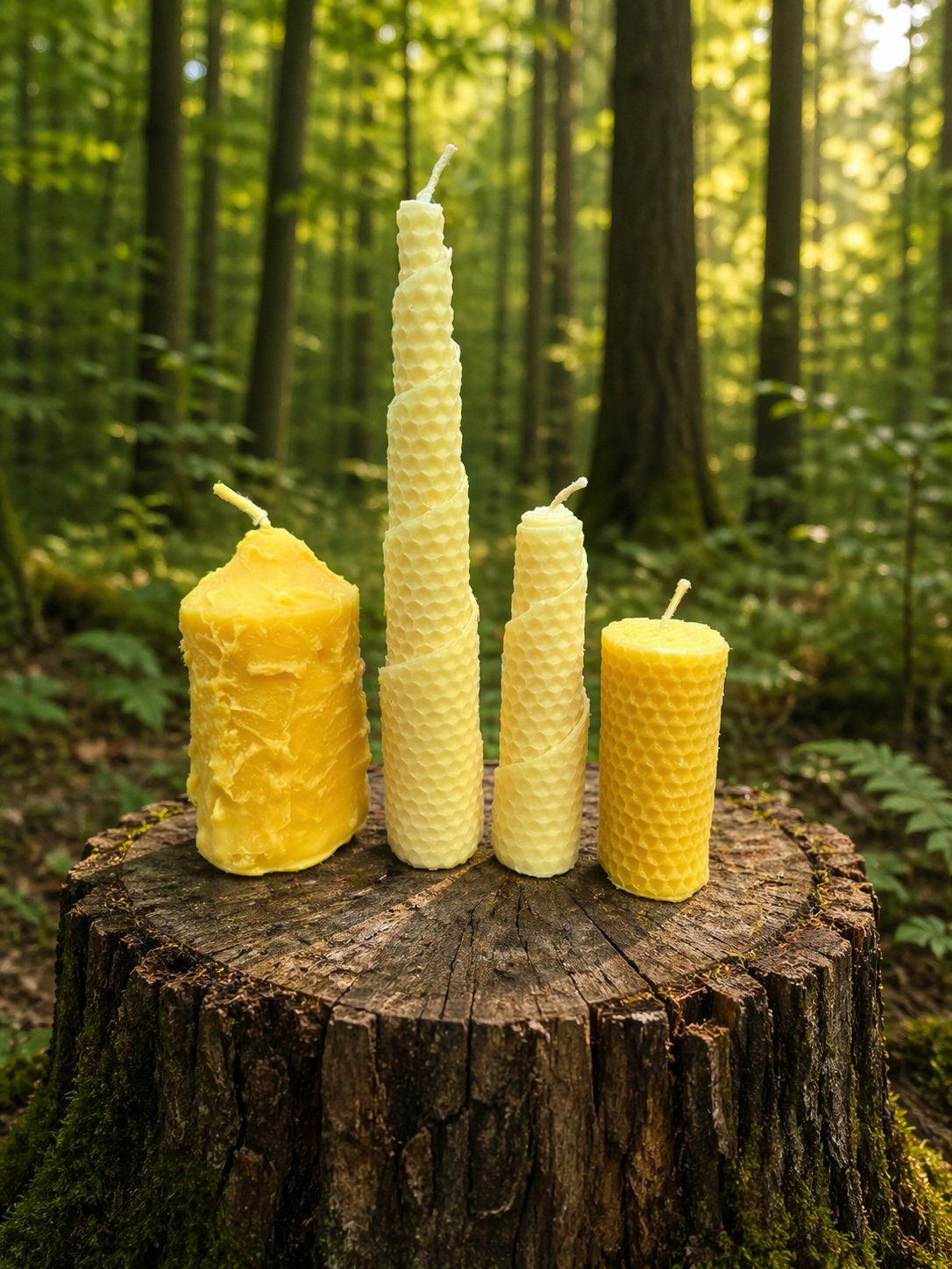 produktfoto bienenwachskerzen